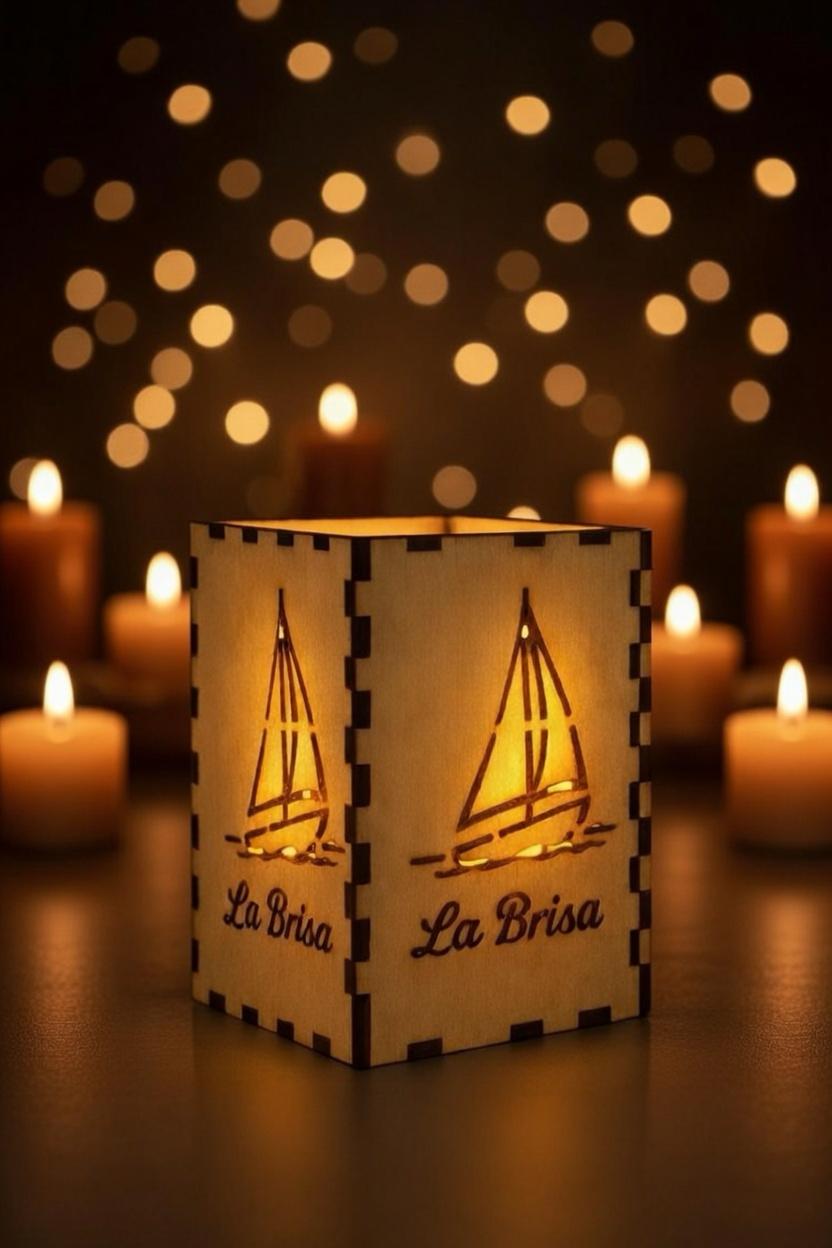 Tea light table number Lantern